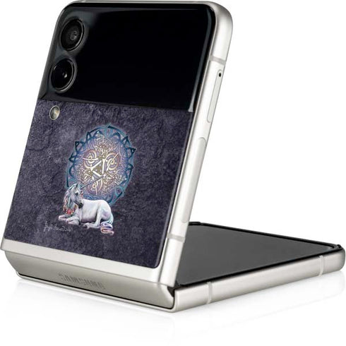 Brigid Ashwood Celtic Unicorn Galaxy Z Flip3 5G Skin